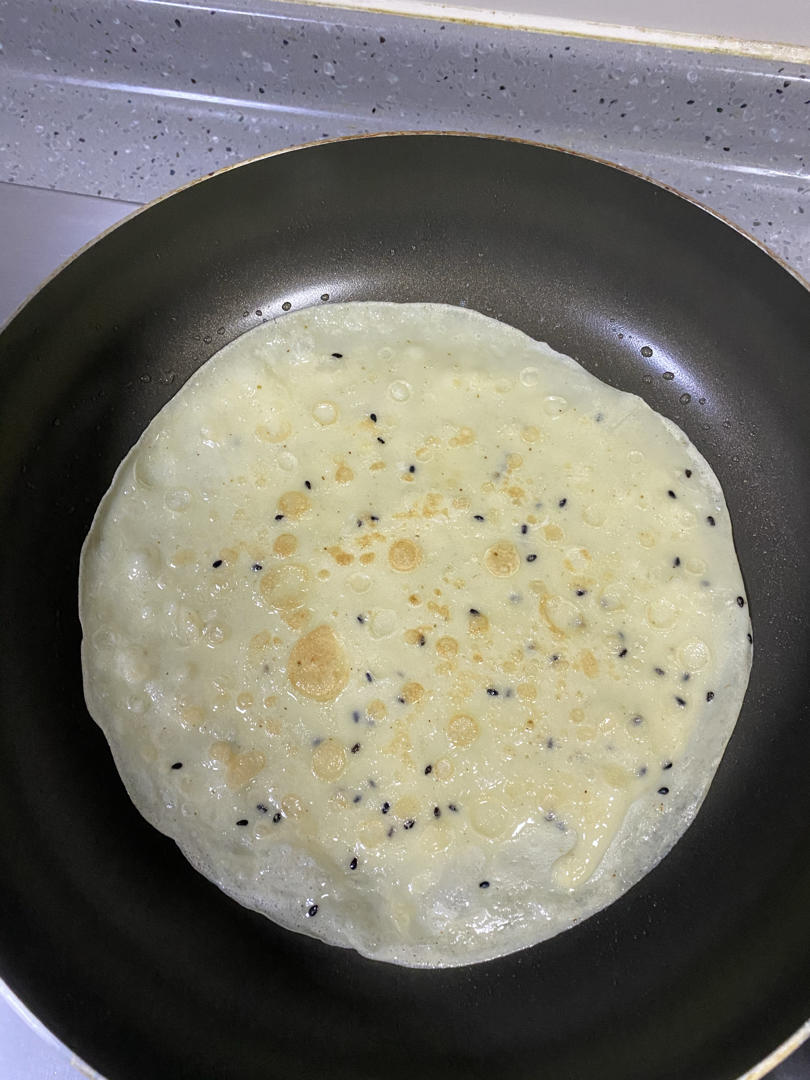 鸡蛋软饼（薄而不破和卖的味道一样细腻好吃！）