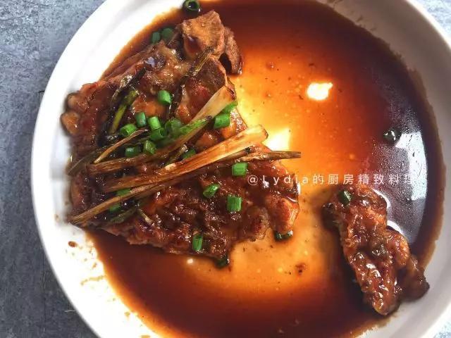 葱油煎烧大排