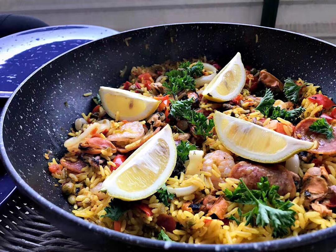 【曼食慢语】Seafood Paella 西班牙海鲜饭