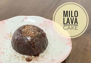 MILO Lava Cake美禄熔岩流心蛋糕 [免烤箱]的做法 步骤1