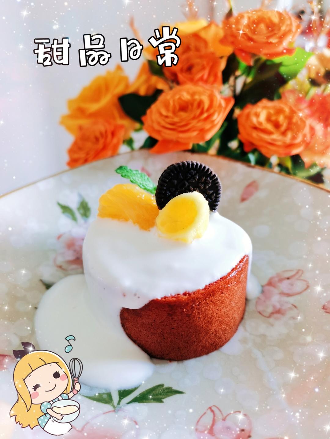 红丝绒酸奶蛋糕卷