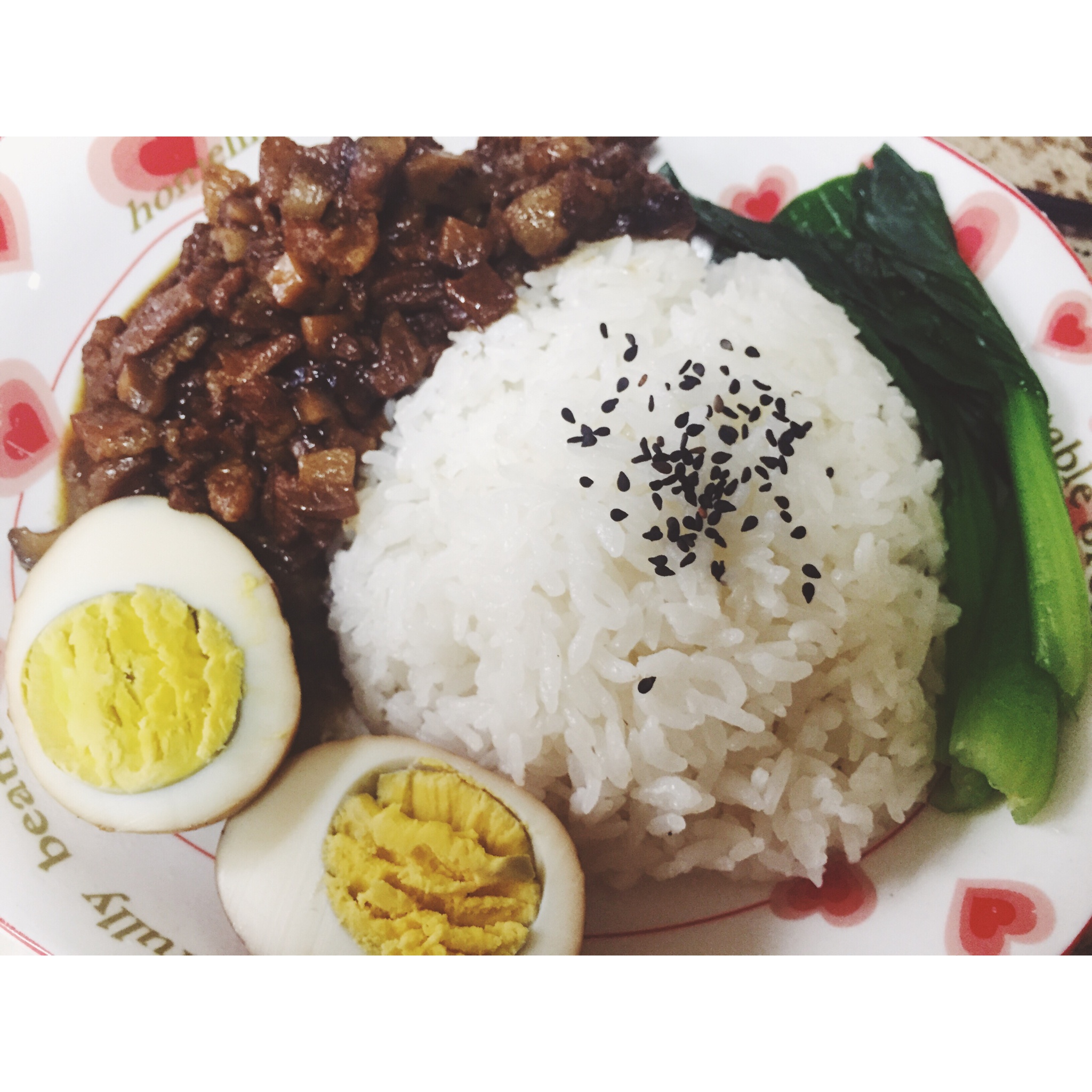 洋葱酥卤肉饭