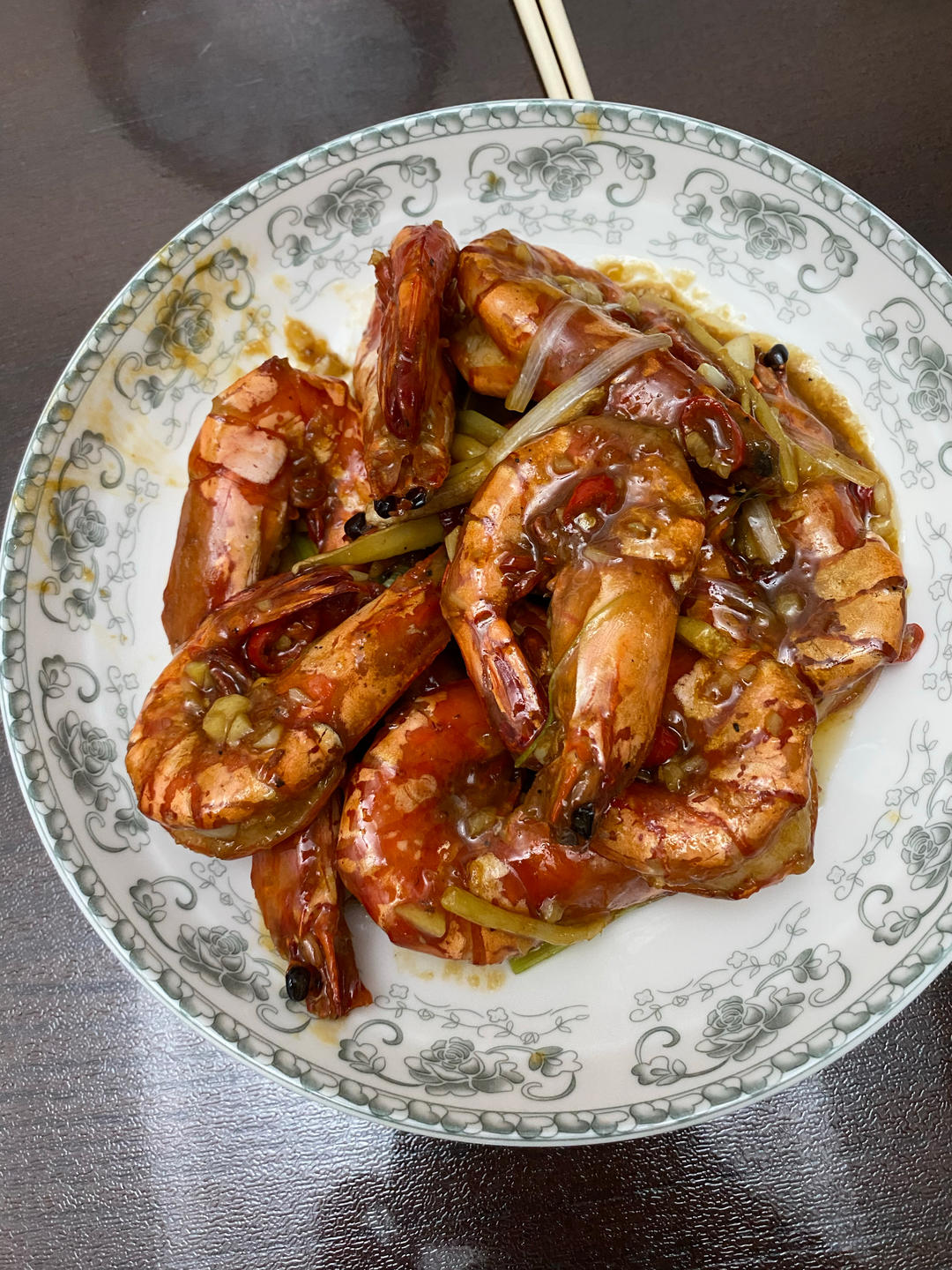 蒜蓉美极黑虎虾