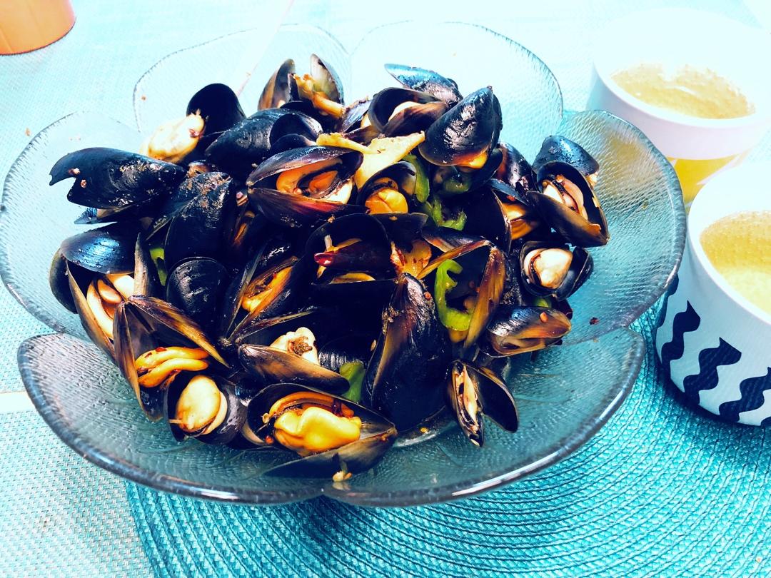 jasmine茉做的辣炒青口