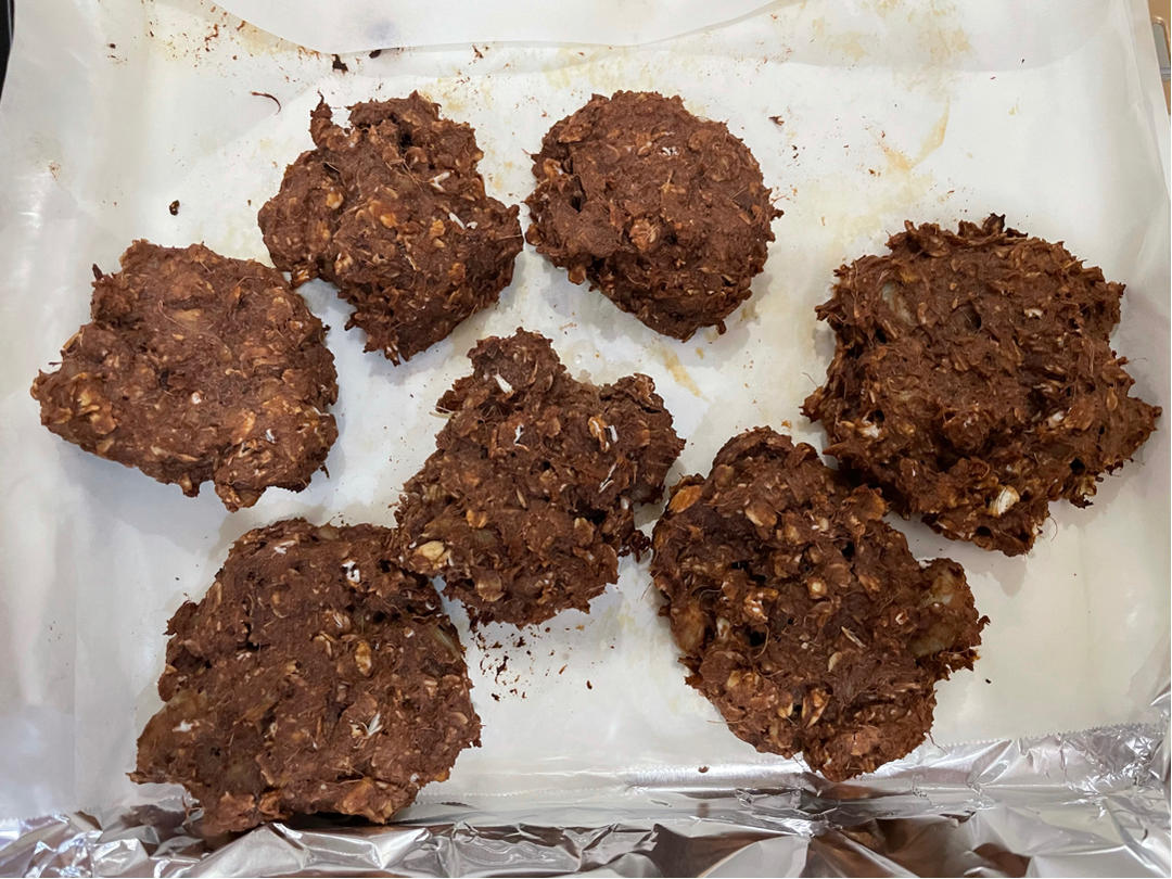 黑巧布朗尼曲奇🍪0糖油·81卡每块·千万别多做😭