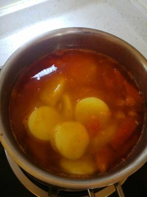 冬日一碗暖心汤——西红柿日本豆腐鸡蛋汤的做法 步骤2