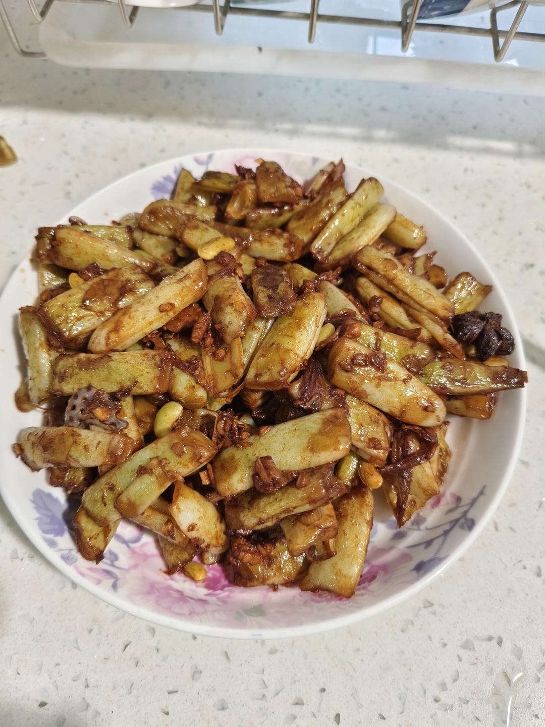 超简单清炖白不老豆角