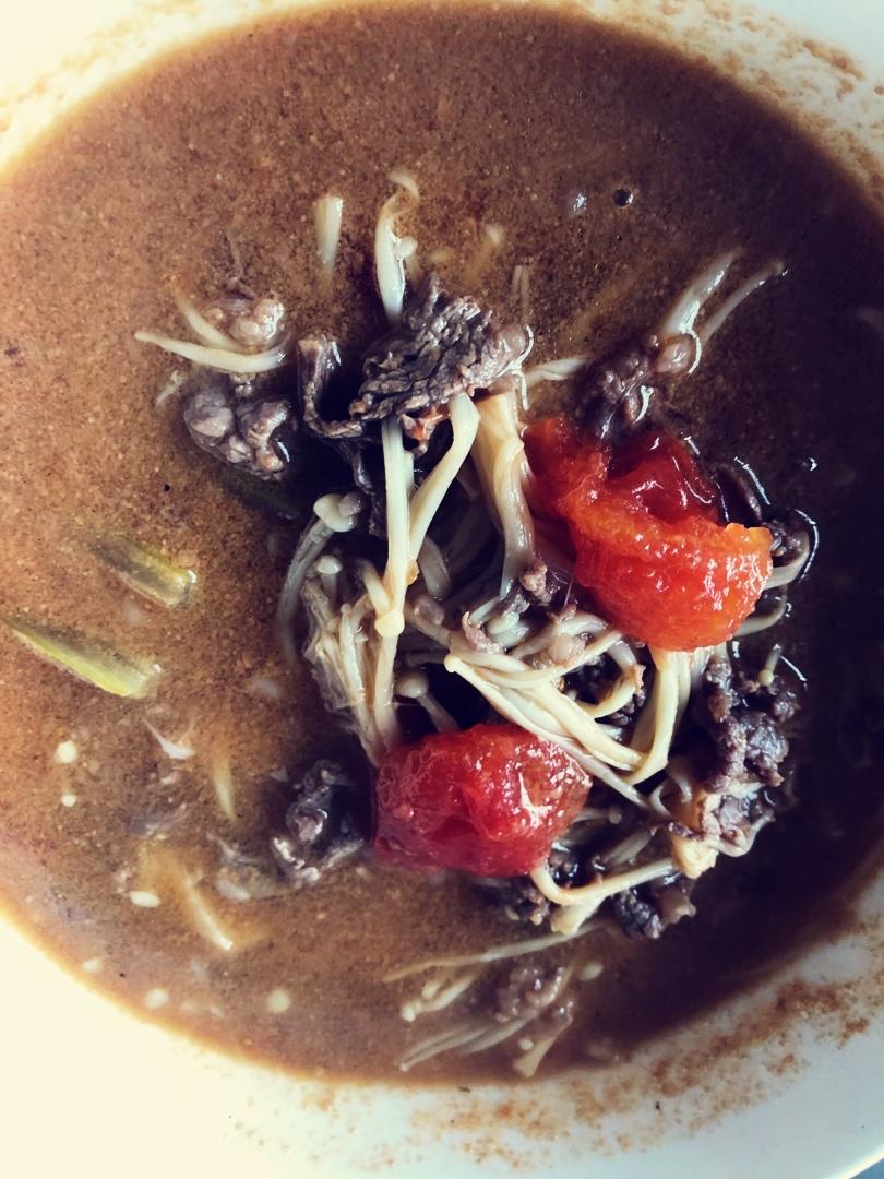 番茄牛肉金针菇