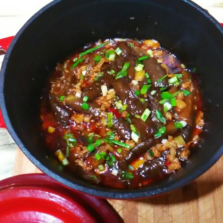 肉末茄子粉丝煲