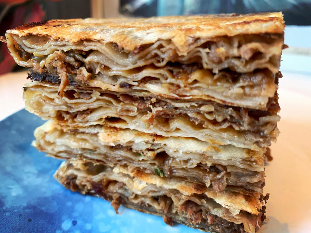 千层牛肉饼