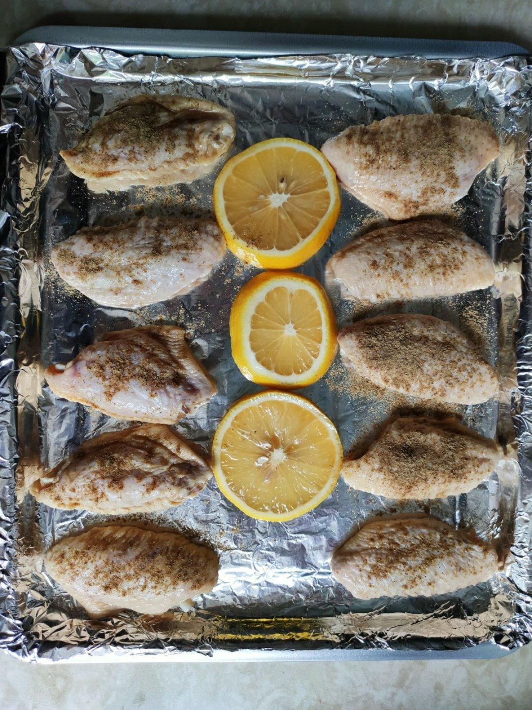 电烤箱食谱-柠香黑胡椒烤翅