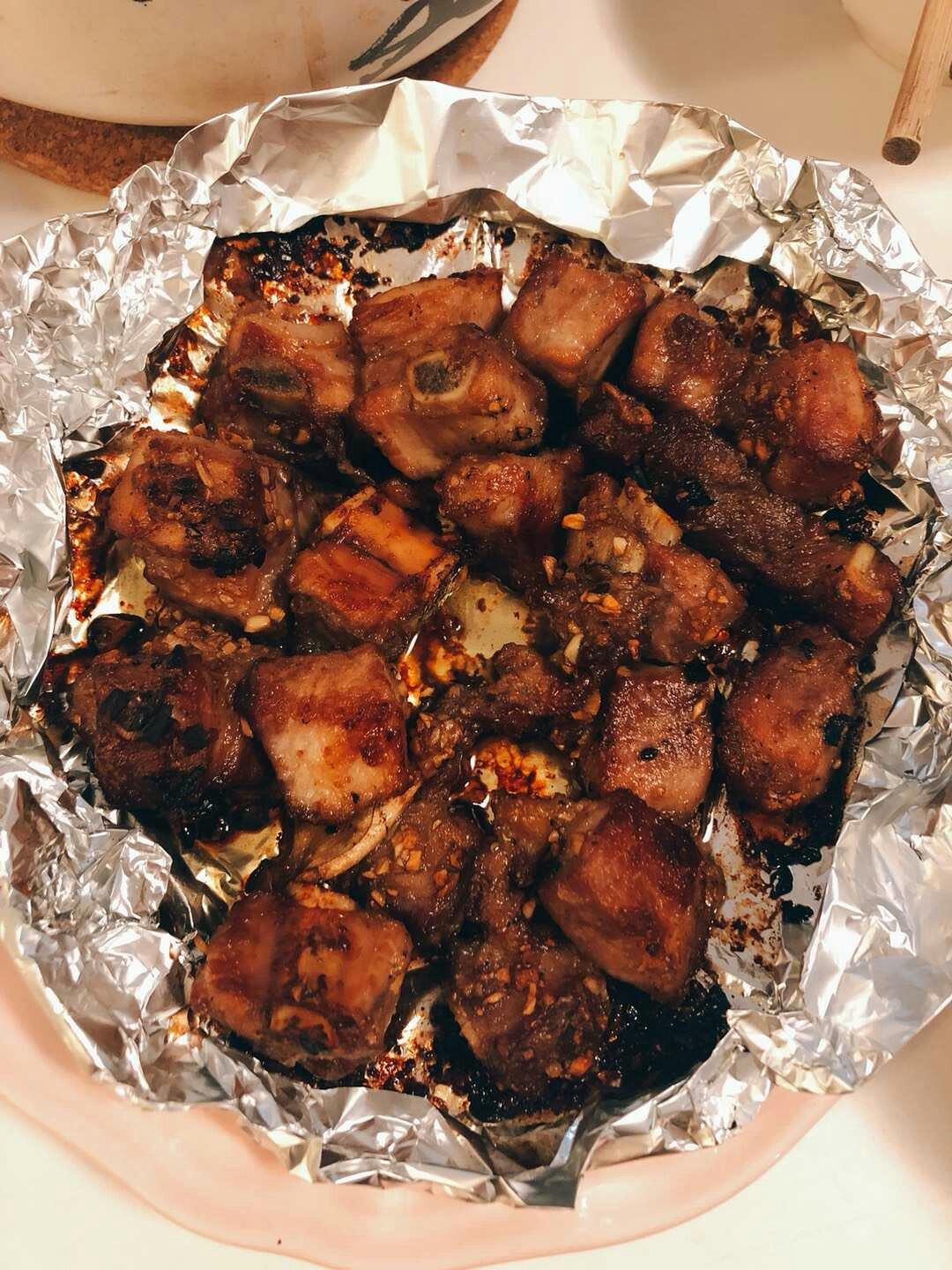 香到骨头里的蒜香排骨（烤箱）