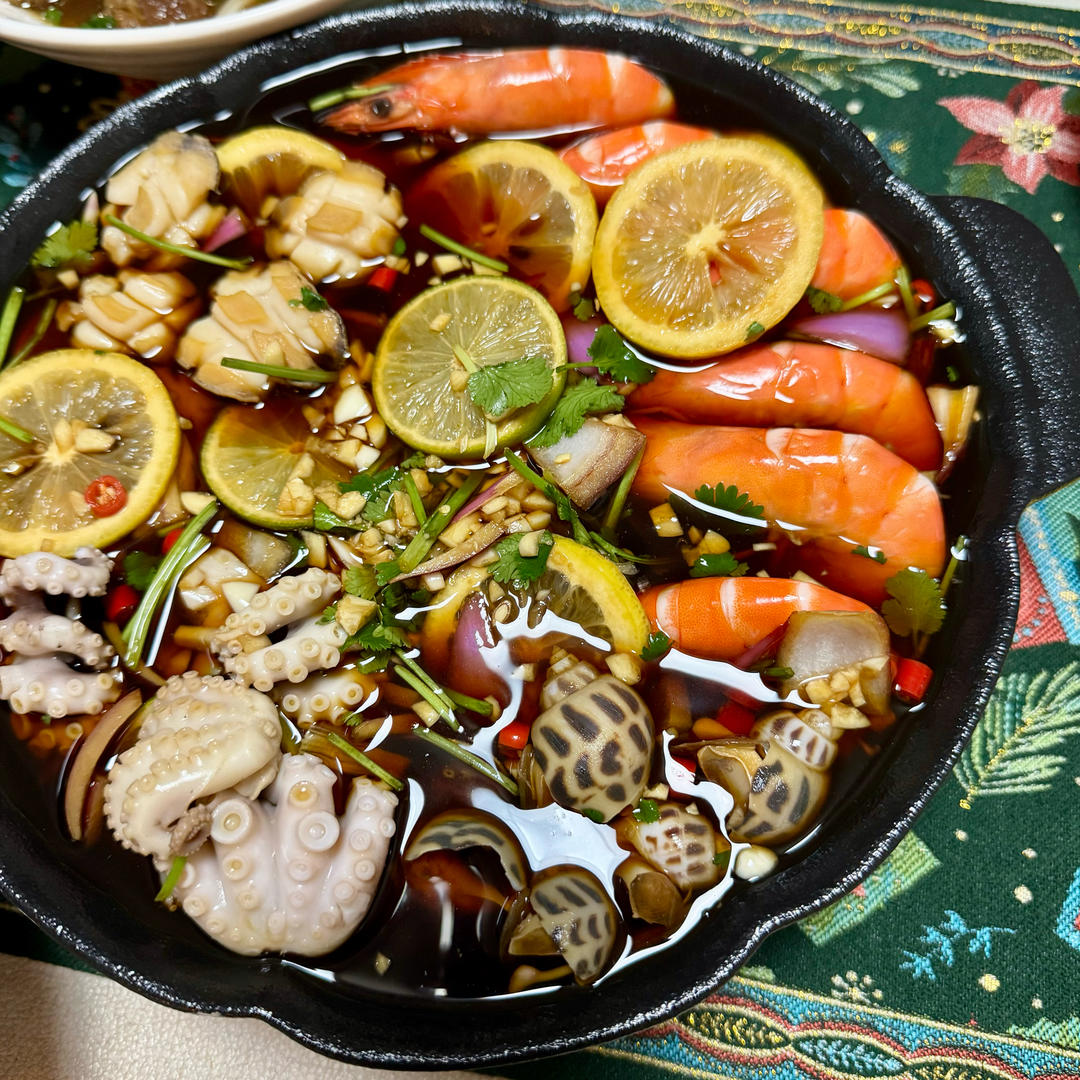 捞汁海鲜