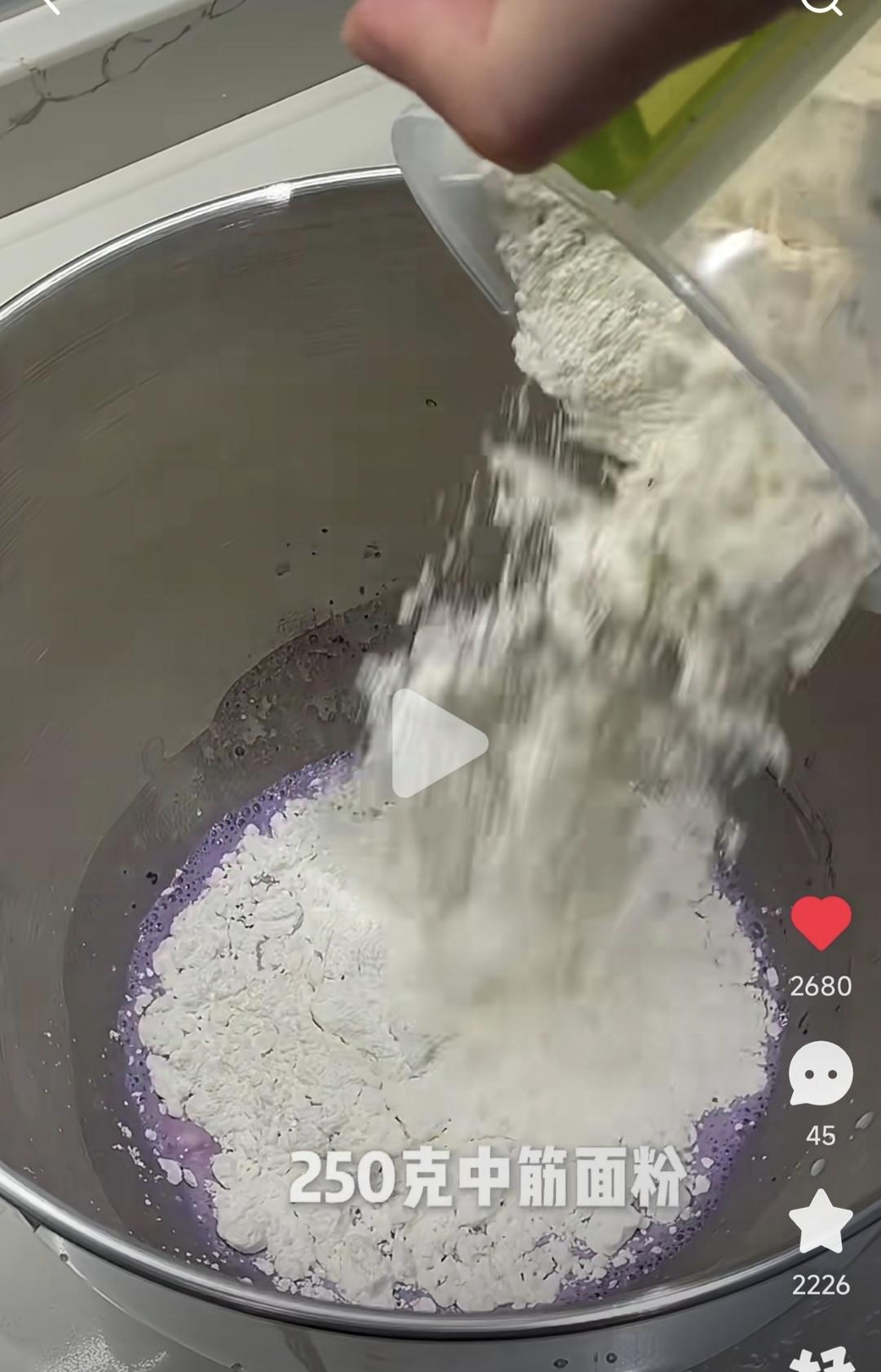 纯奶手撕吐司的做法 步骤1