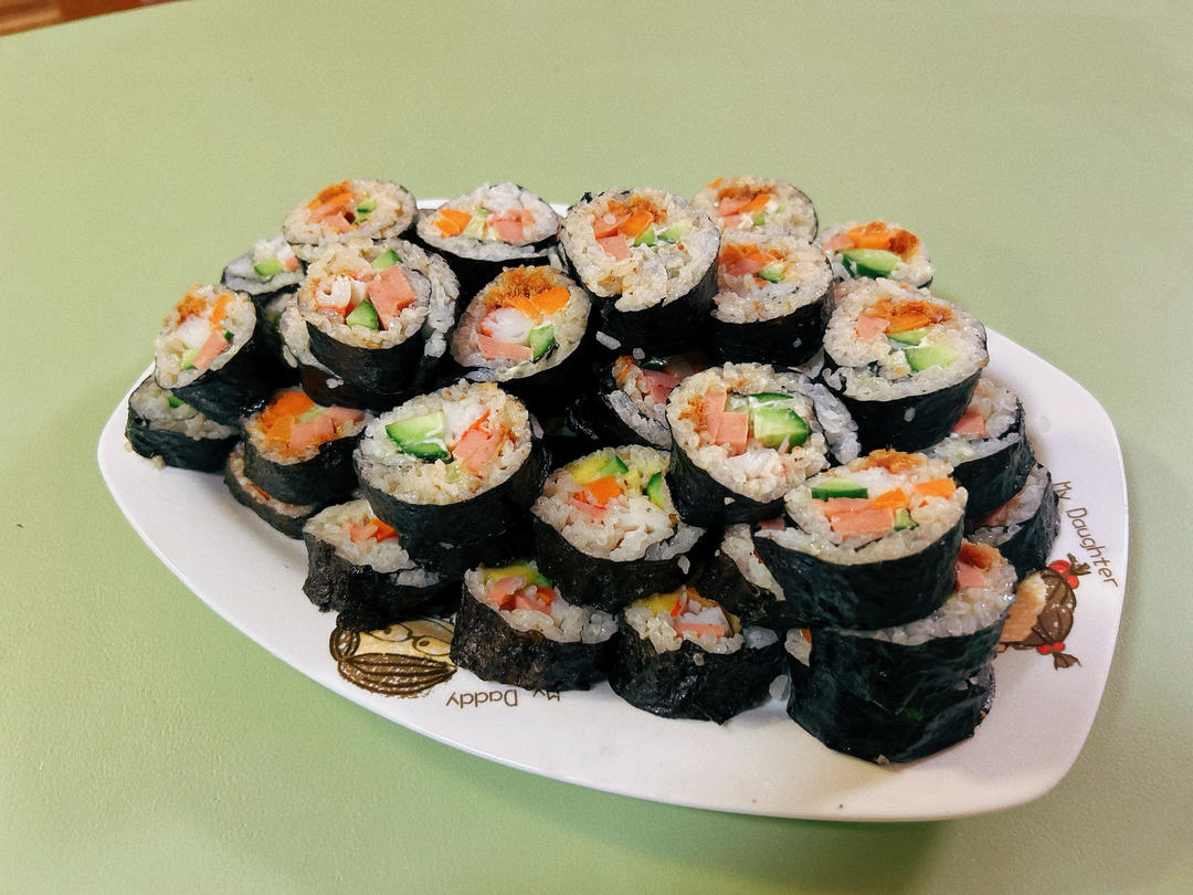 自制寿司（含寿司醋配方和超详细寿司卷法）