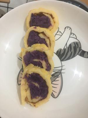 紫薯蛋卷的做法 步骤7