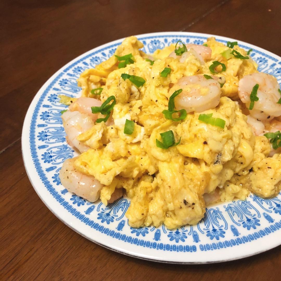 【虾仁滑蛋】超嫩滑，复刻茶餐厅经典