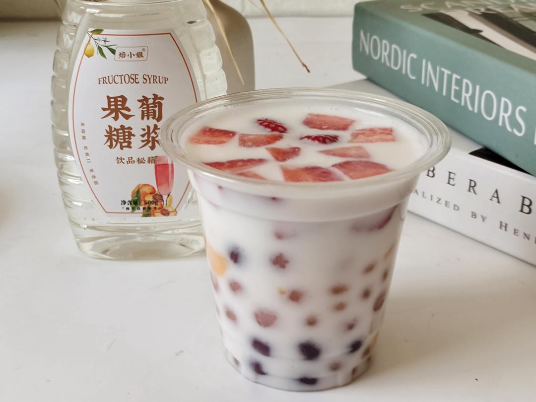 果酱酸奶西米露