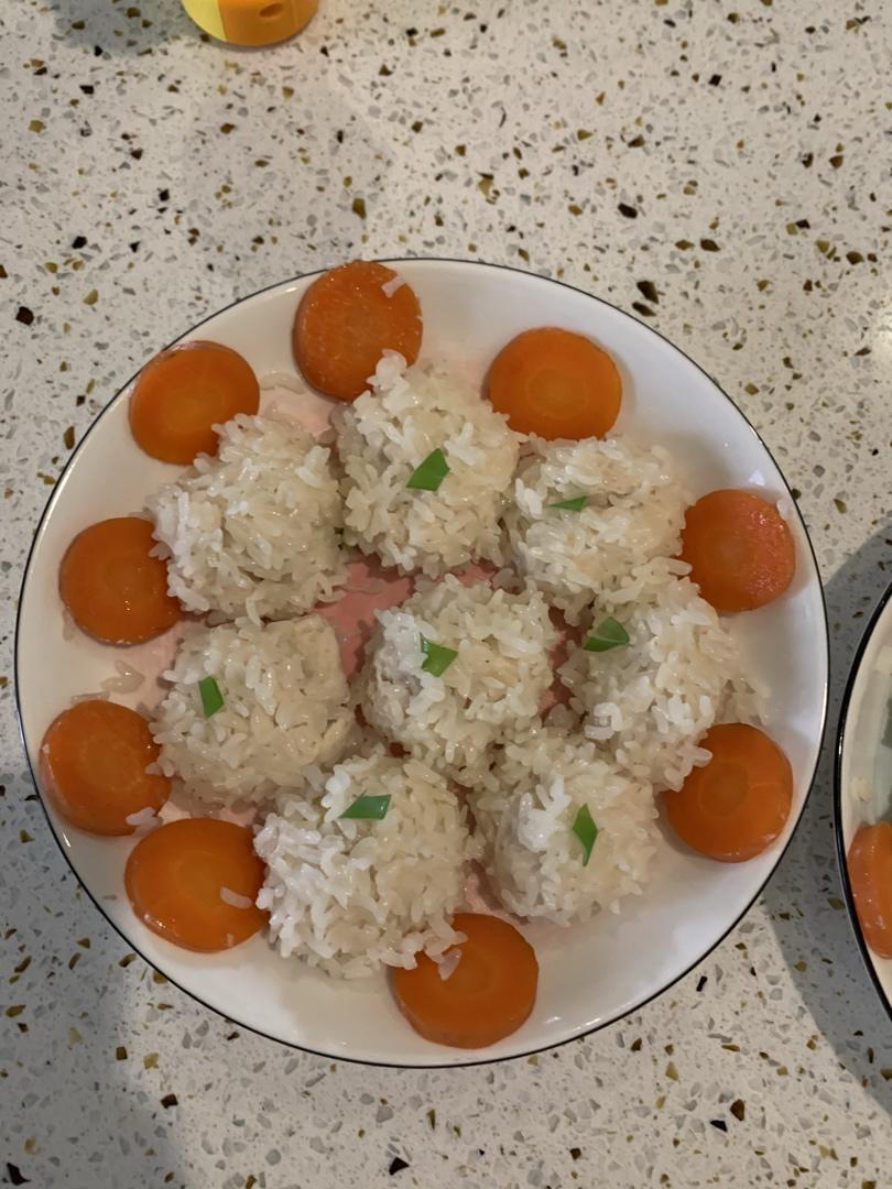 蒸糯米丸子