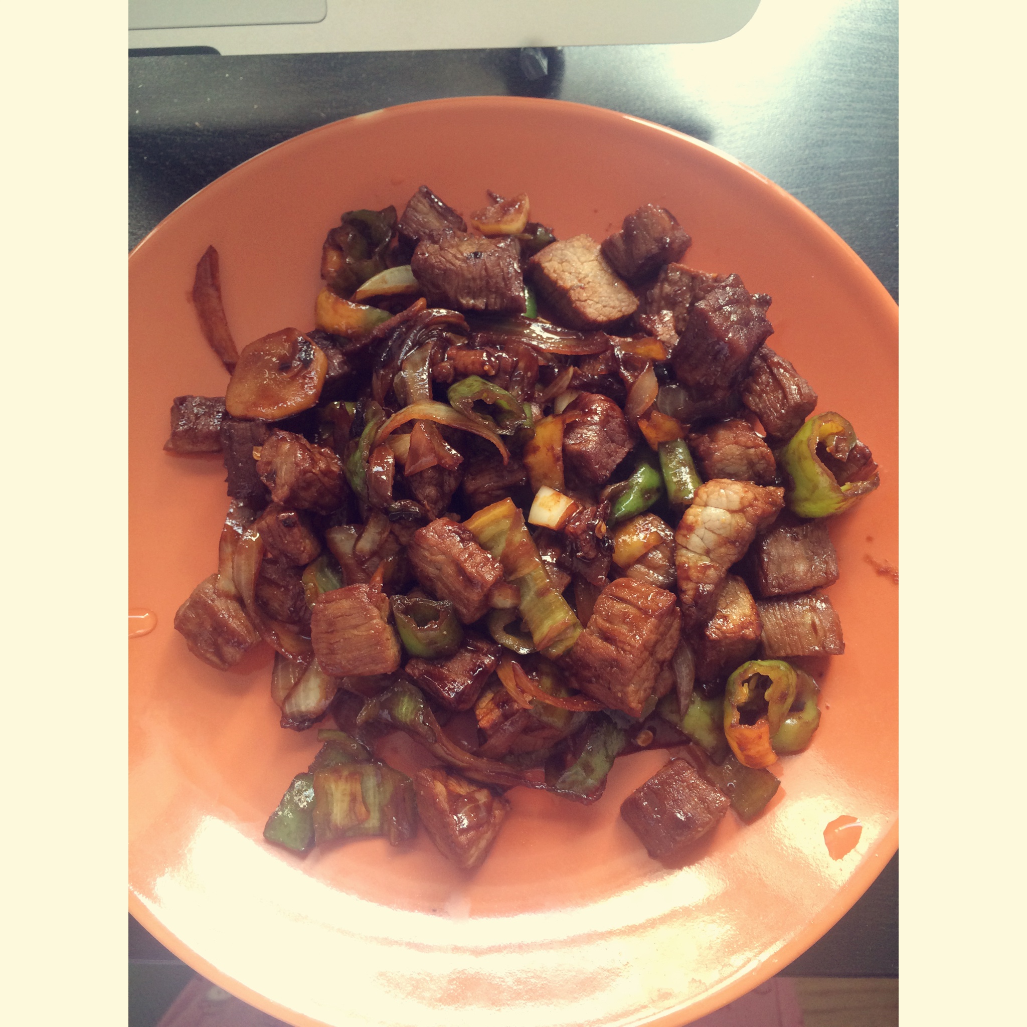孜然牛肉粒