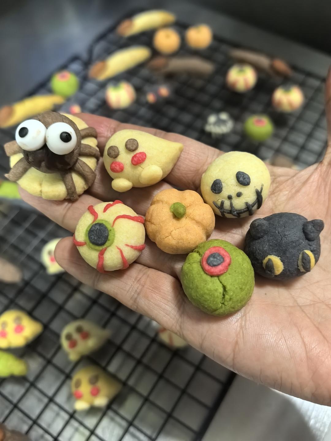 万圣节卡通一口酥饼（奶香黄油饼干）