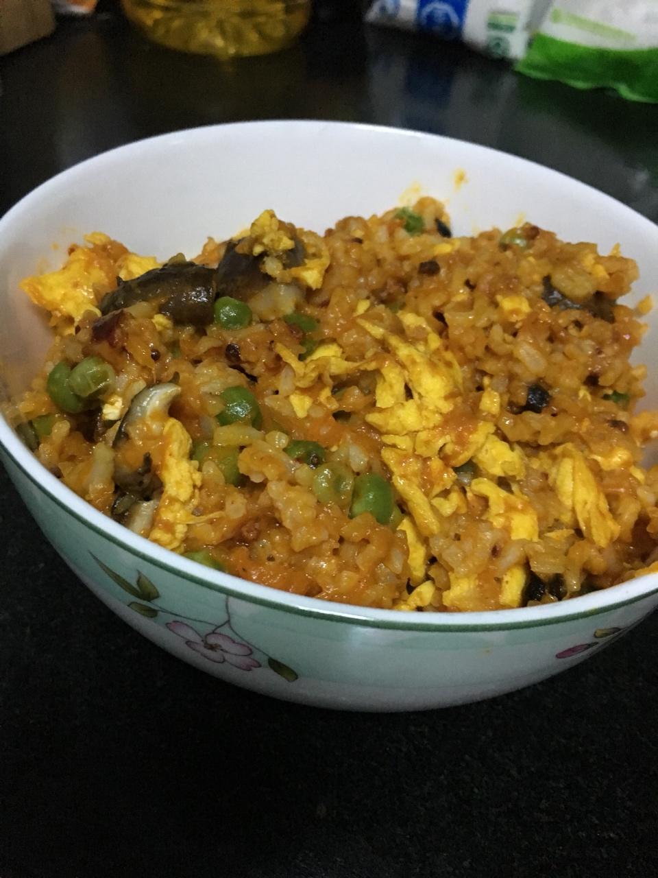 超美味的老干妈土豆炒饭