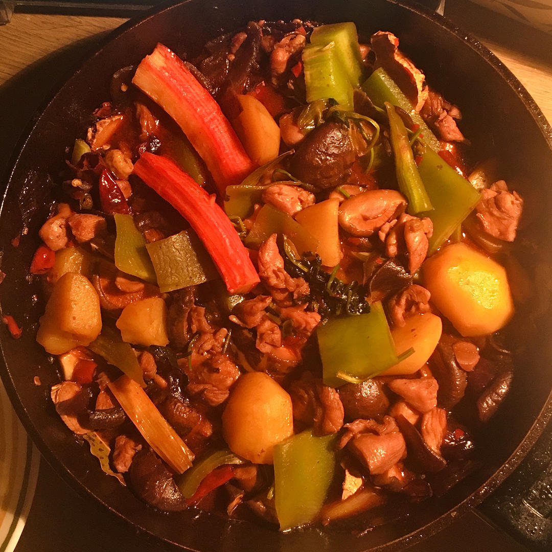 简易改良版鸡公煲菜谱