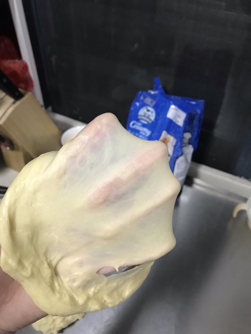 夏天面包机如何揉手套膜