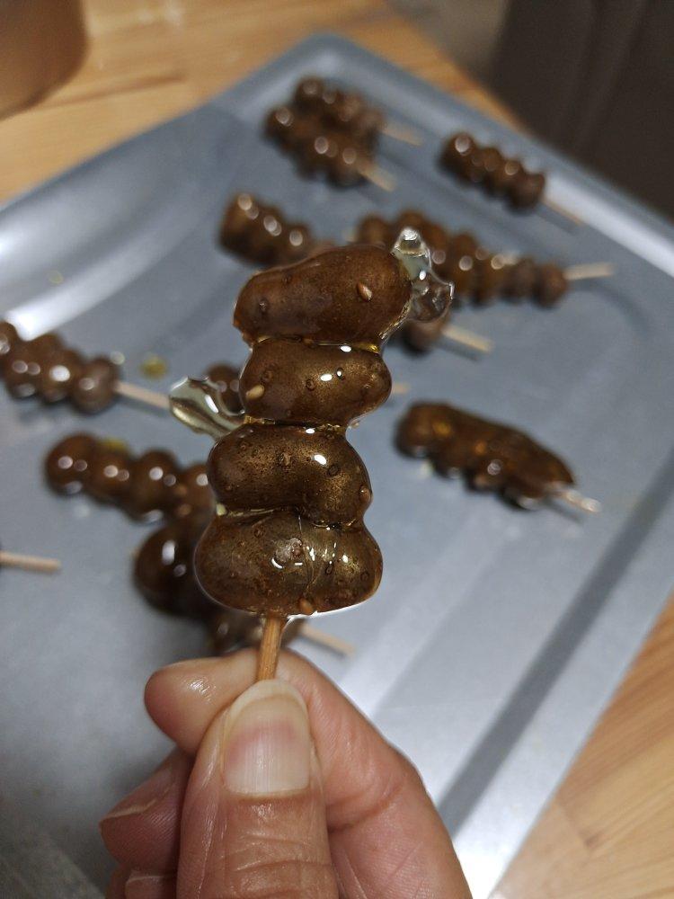 冰糖葫芦山药豆版