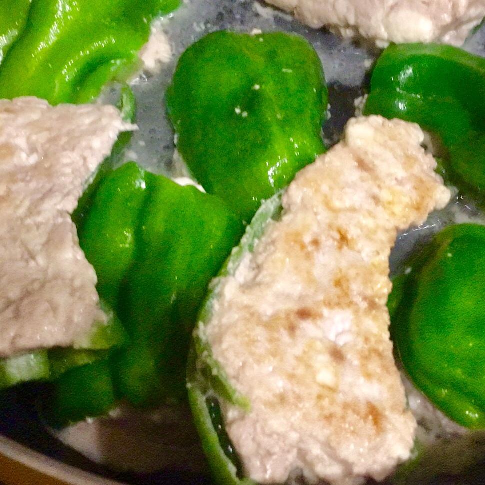 下饭菜肴--青椒酿肉