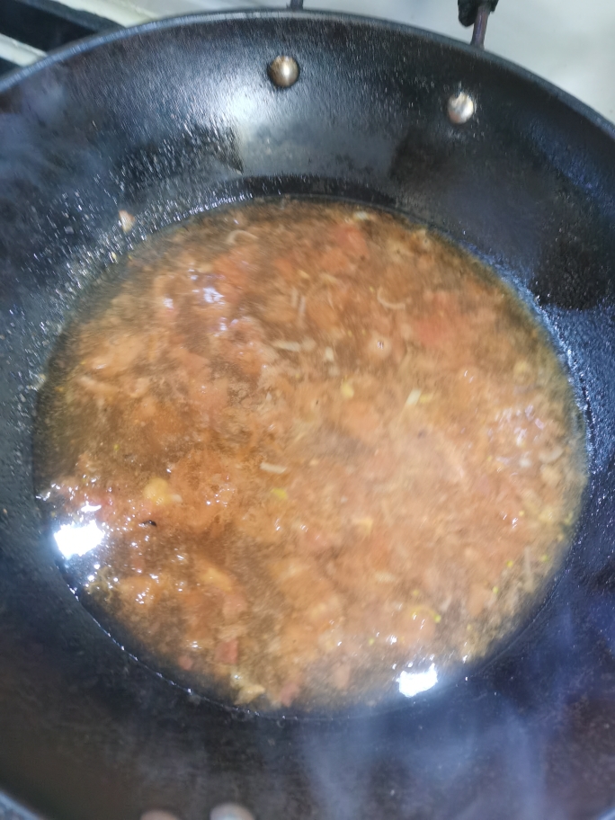 零失败的西红柿面疙瘩汤的做法 步骤9