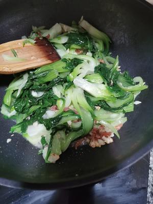 虾米上海青菜的做法 步骤6