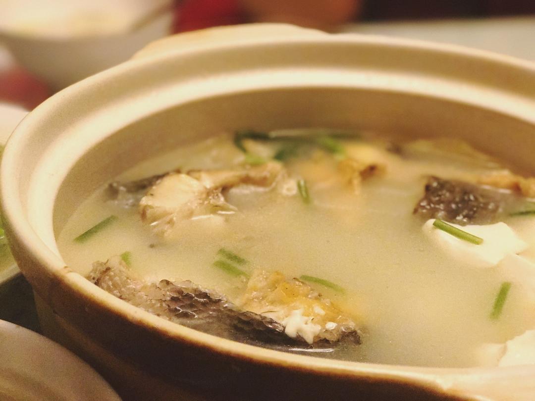 黑鱼豆腐汤