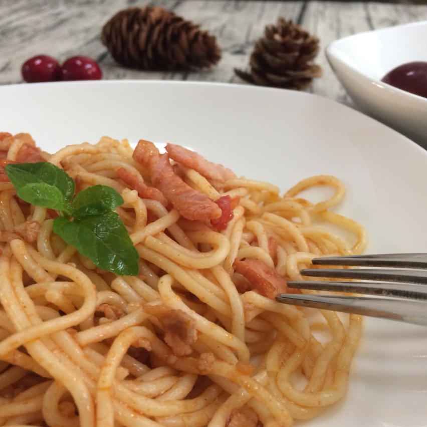 番茄肉酱意大利面