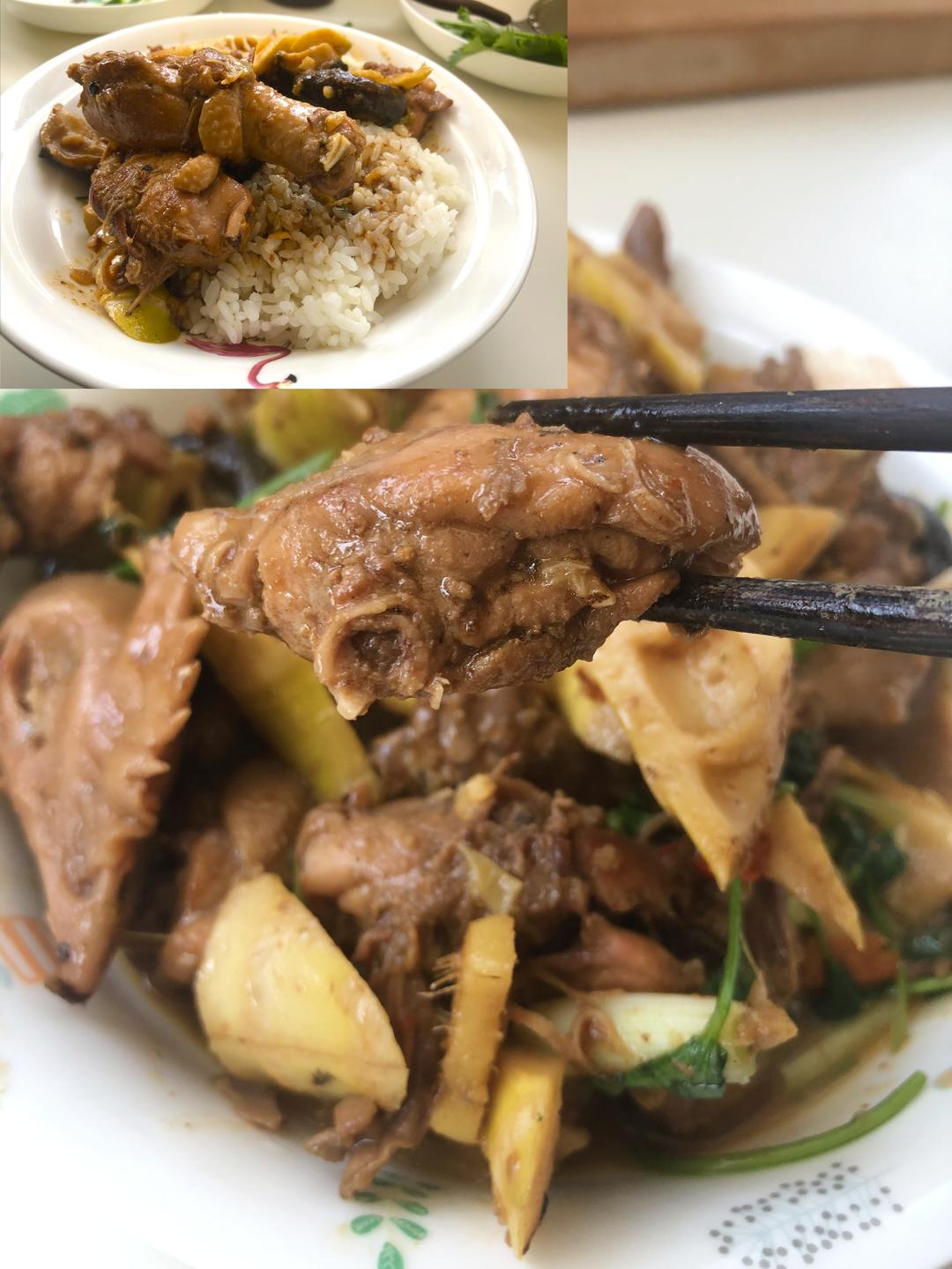【春日限定-春笋焖鸡的做法步骤图】木子食光_下厨房