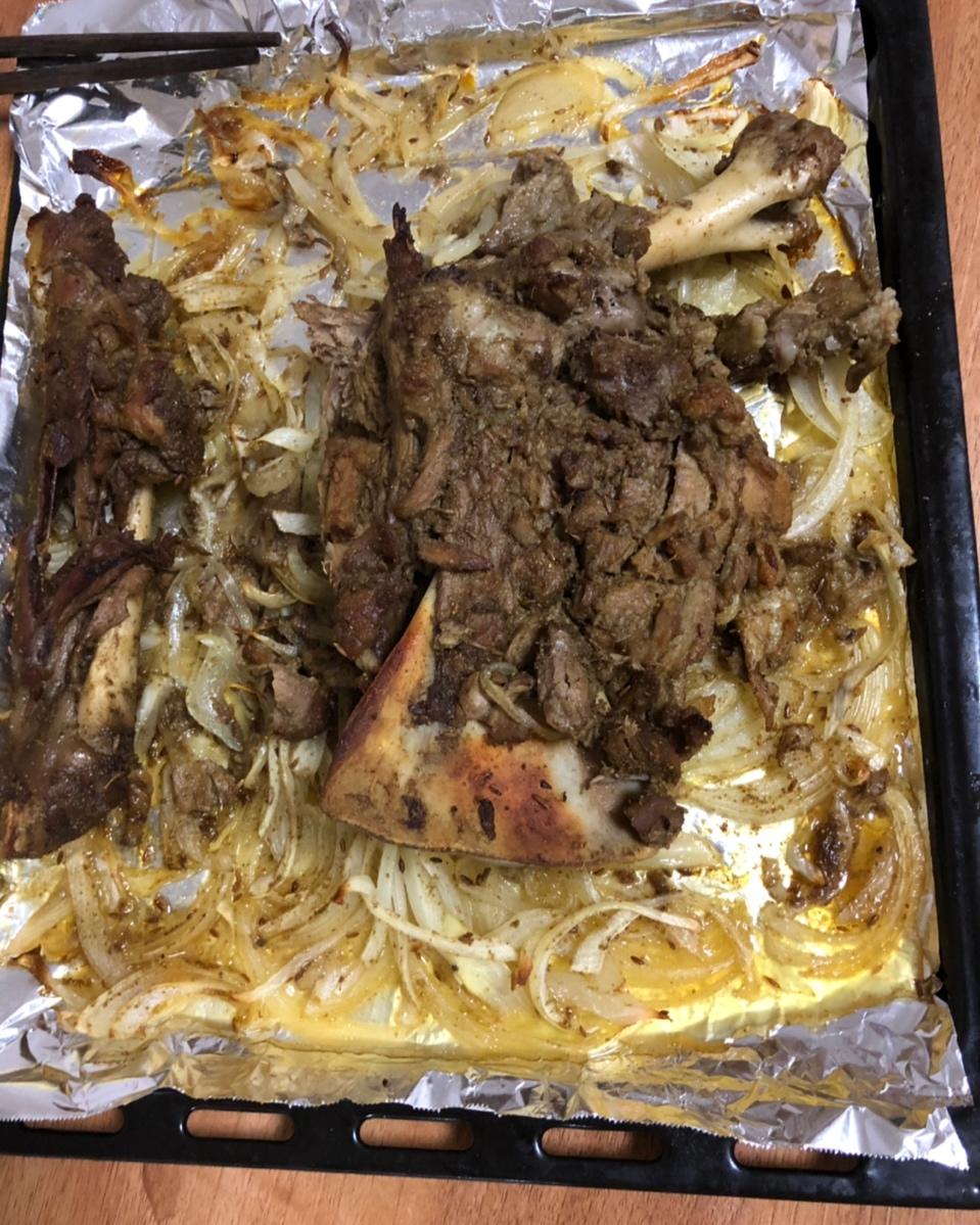烤羊腿