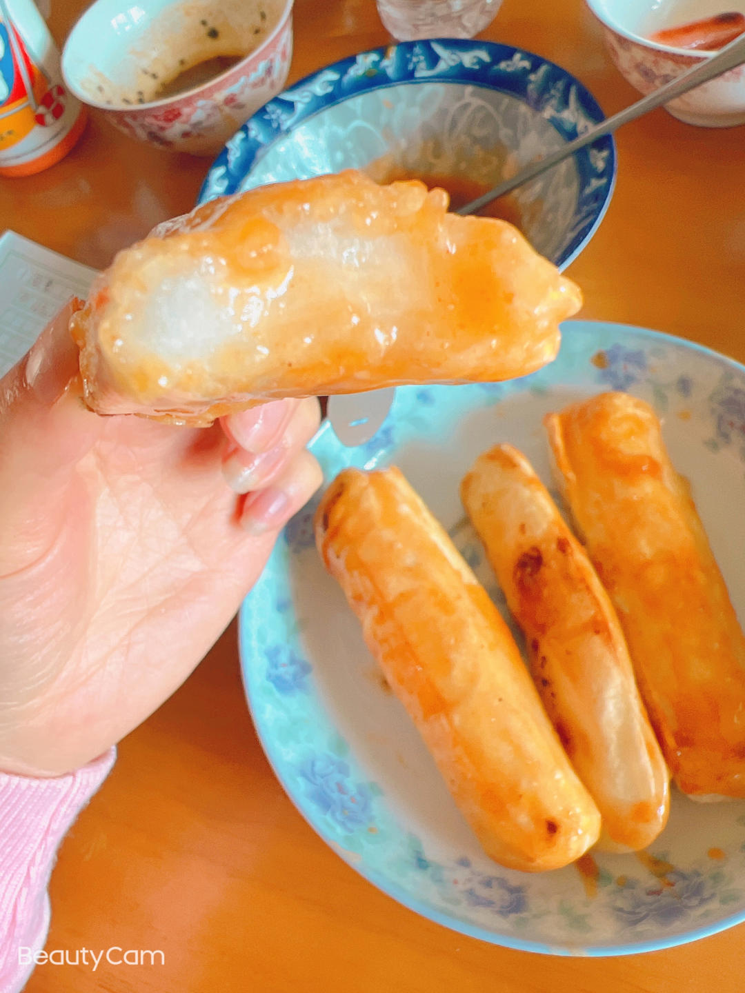 秒杀路边摊外酥里糯脆皮烤年糕