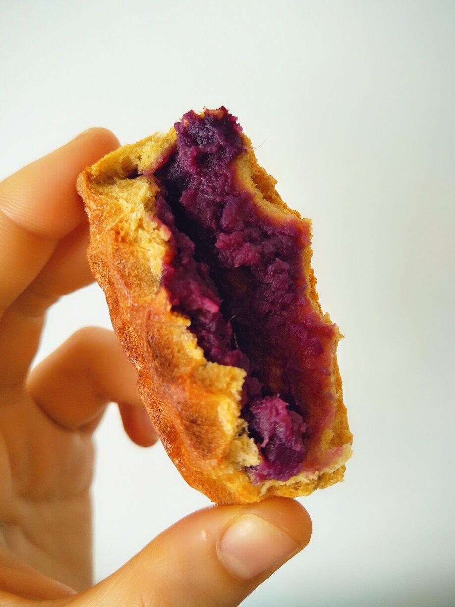 紫薯香芋华夫饼
