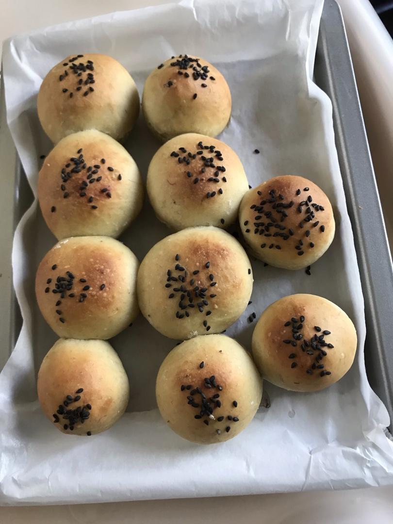 宝宝版无糖香蕉餐包