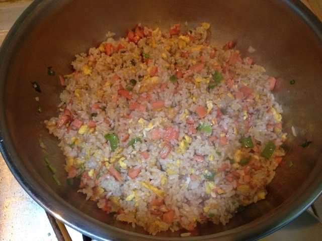 香肠炒饭