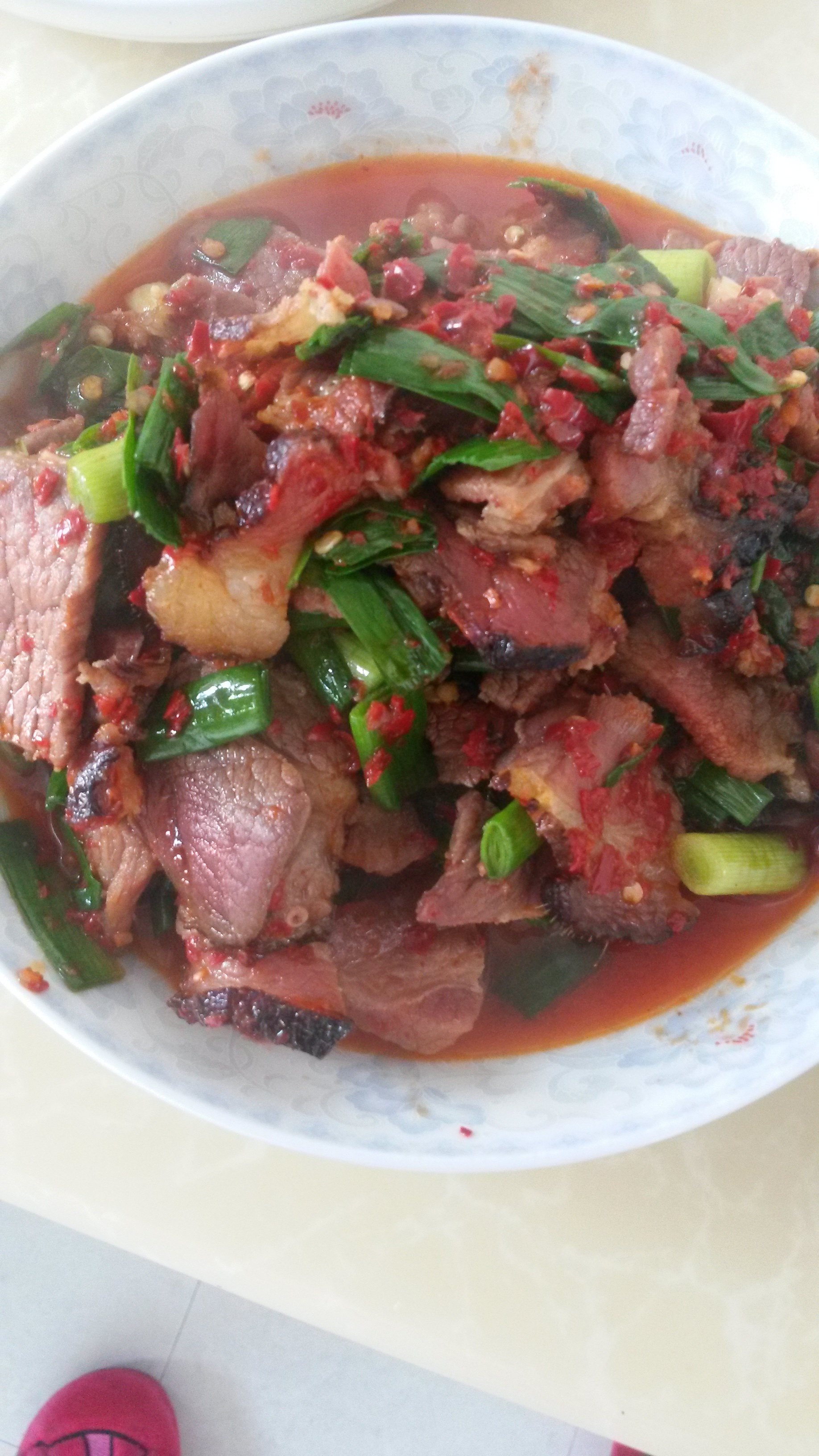 尖椒炒腊肉