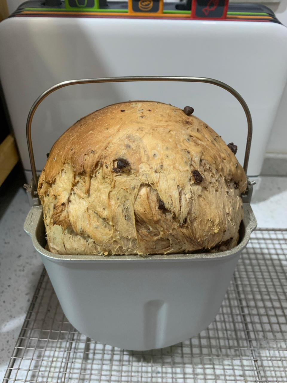 面包机做巧克力吐司