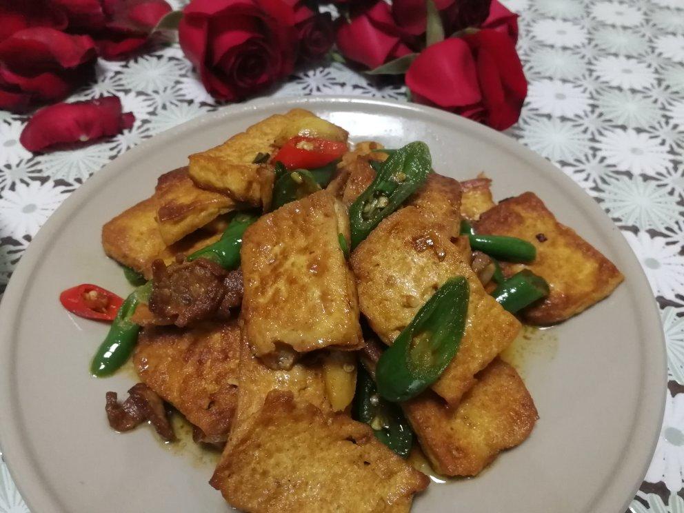 青椒炒豆腐