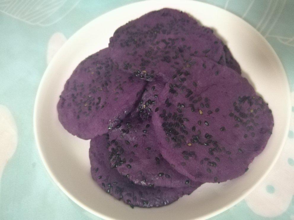 减肥必备紫薯饼
