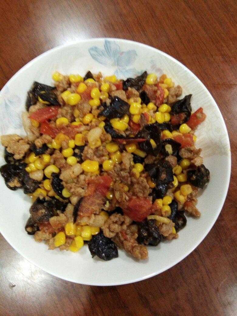 玉米炒肉末【超级下饭的快手家常菜】