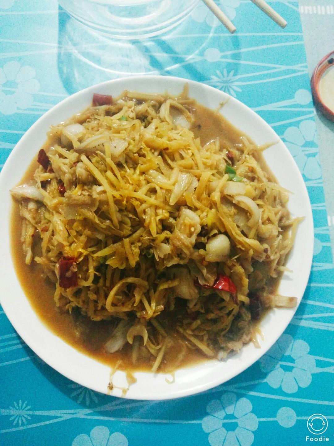 酸菜炒土豆丝