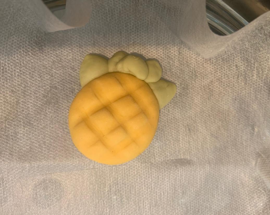 富有童趣的迷你菠萝小馒头