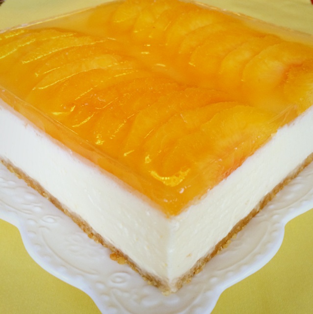 蜜桃冻芝士蛋糕