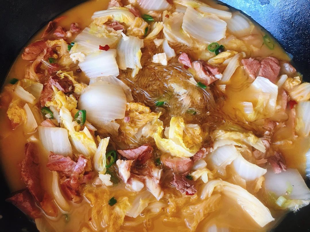 一念起做的羊肉白菜粉丝煲