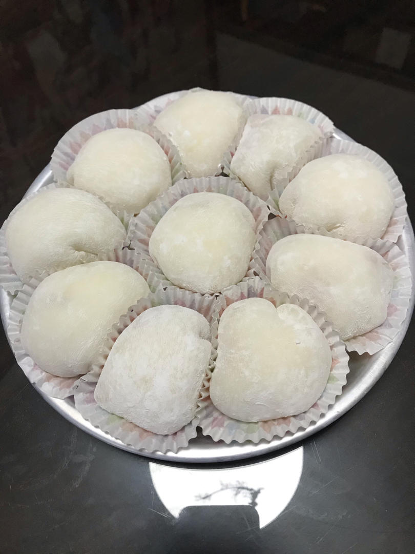 452585做的黄桃雪媚娘